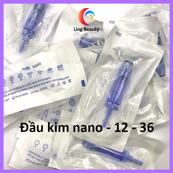 Kim nano 12 36 cấy tảo, cấy tinh chất cho máy phi kim Dr.pen