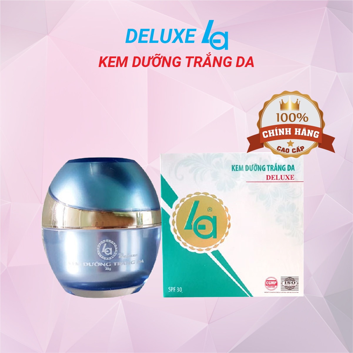 kem dưỡng trắng da mặt DELUXE LA