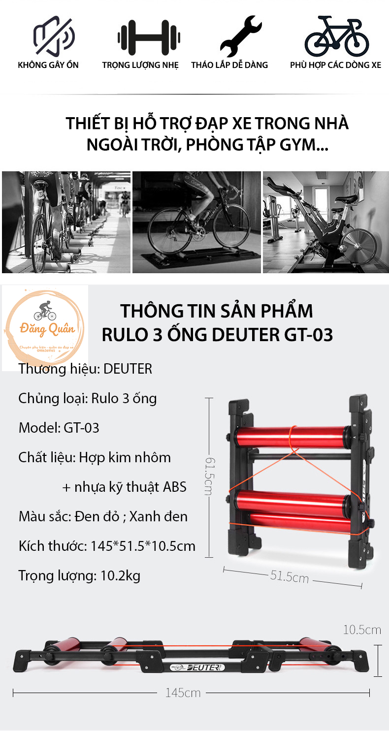 RULO 3 ỐNG DEUTER GT-03