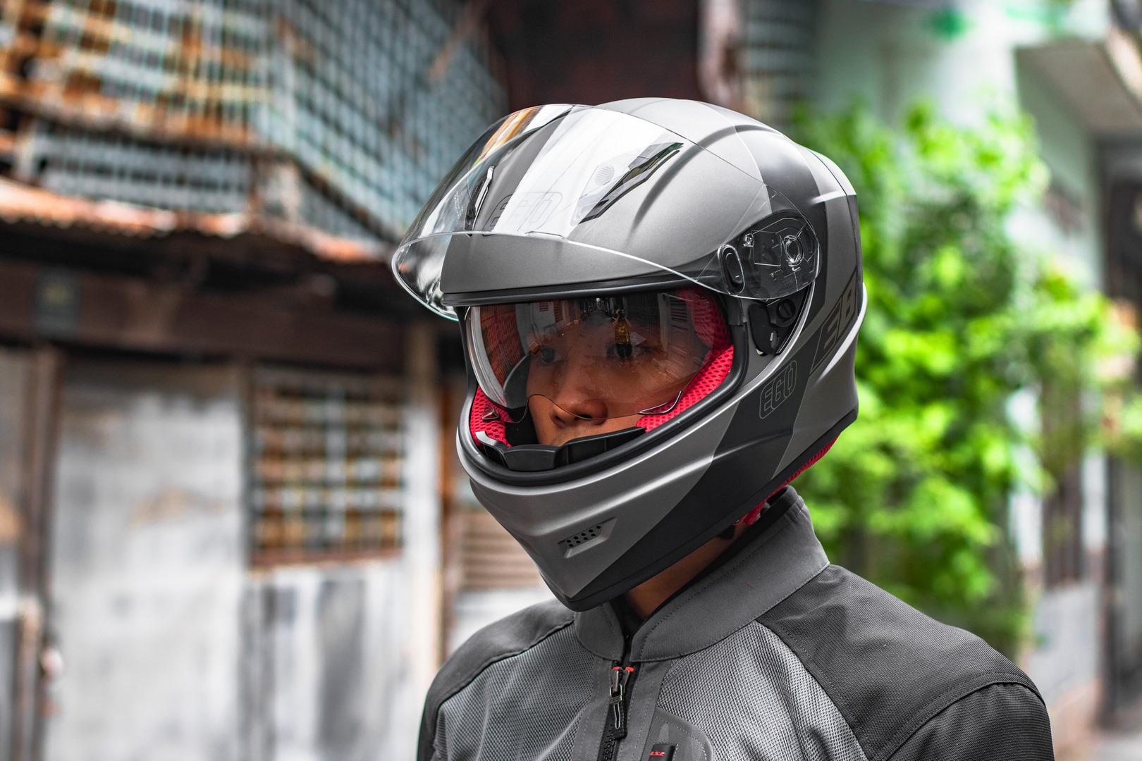 Mũ bảo hiểm fullface ego e-8 sv plus - bảo hành 5 năm - gara kdv