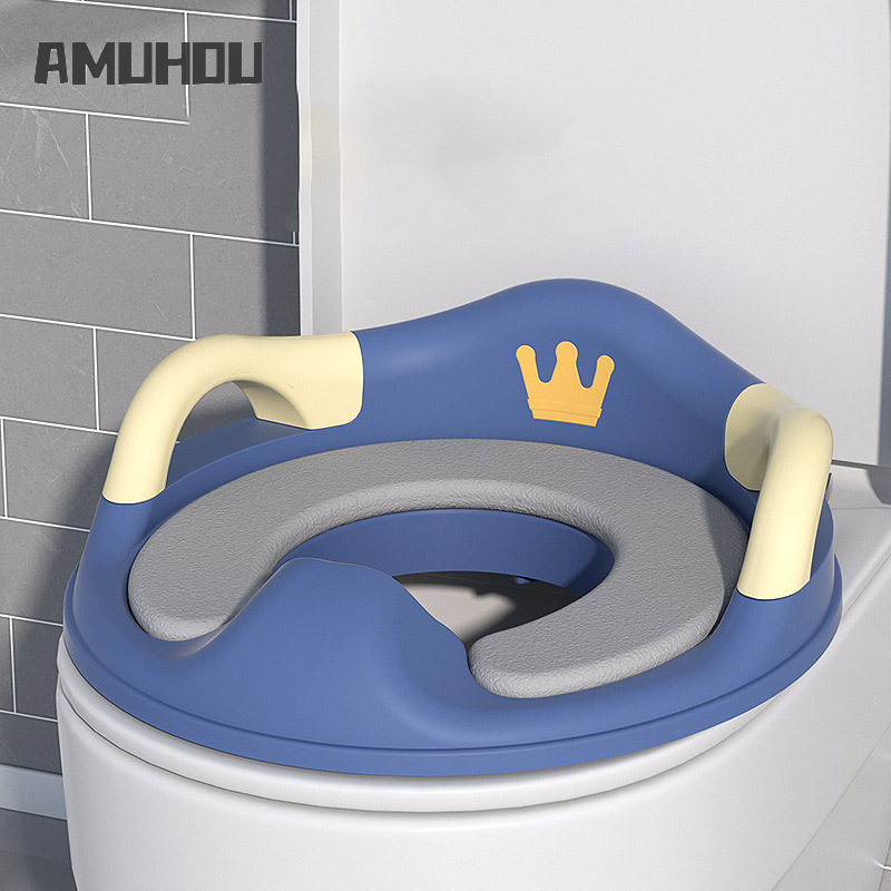 ES Children's toilet ring baby toilet ring girl baby child boy increase toilet cushion baby toilet