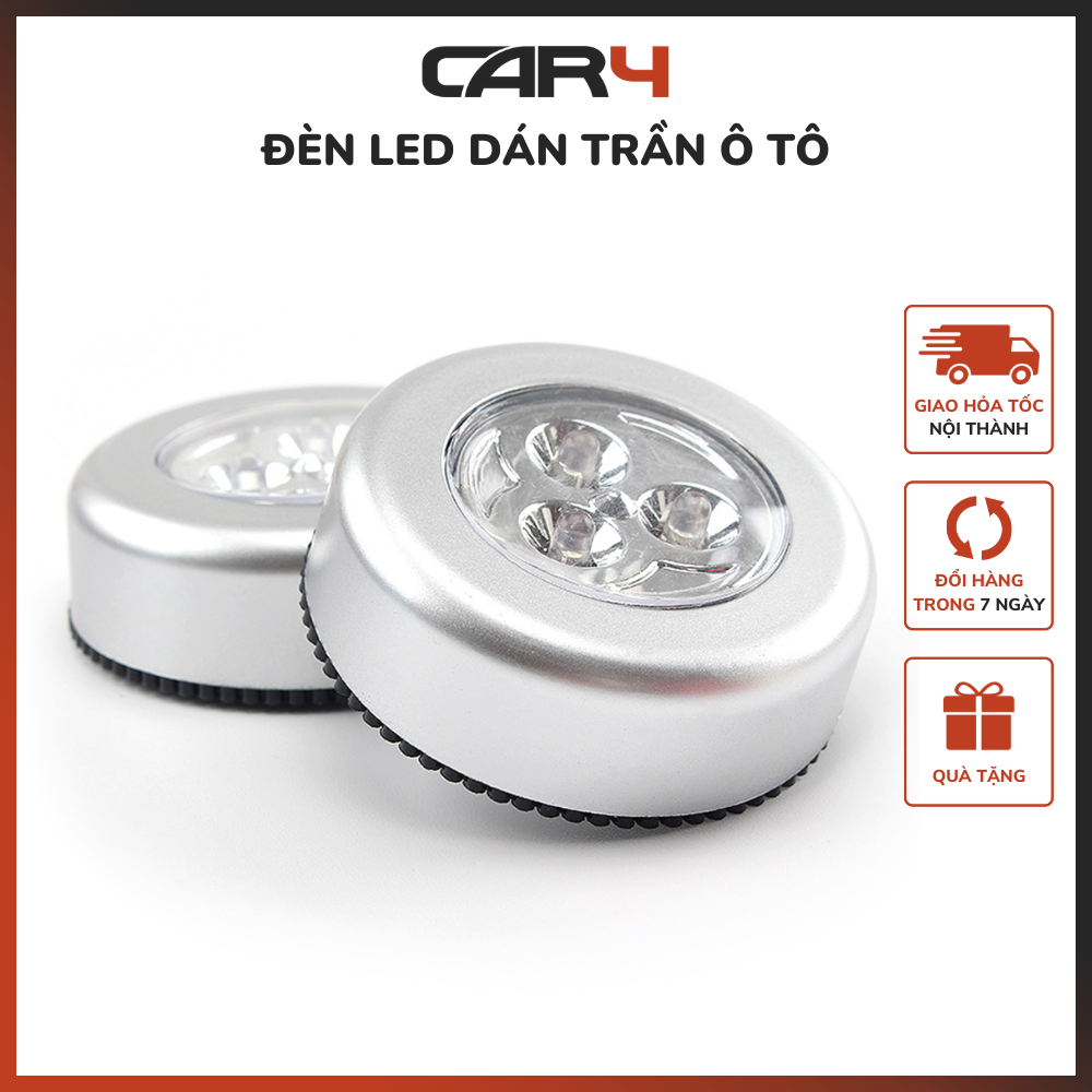 Đèn led dán trần, dán cốp ô tô siêu sáng car4 -