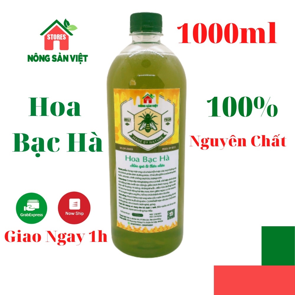 【HOT SALE】 Mật Ong Hoa Bạc Hà Nguyên Chất 1 Lít - Cam Kết Chất Lượng Tuyệt Đối