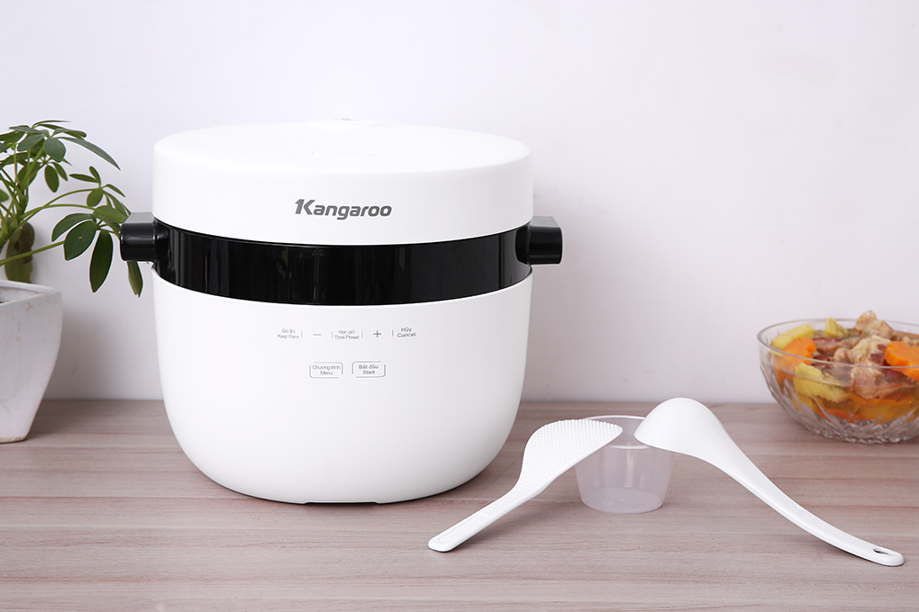 Nồi cơm điện 1.8 lít điện tử kangaroo kg18dr9- hàng chính hãng