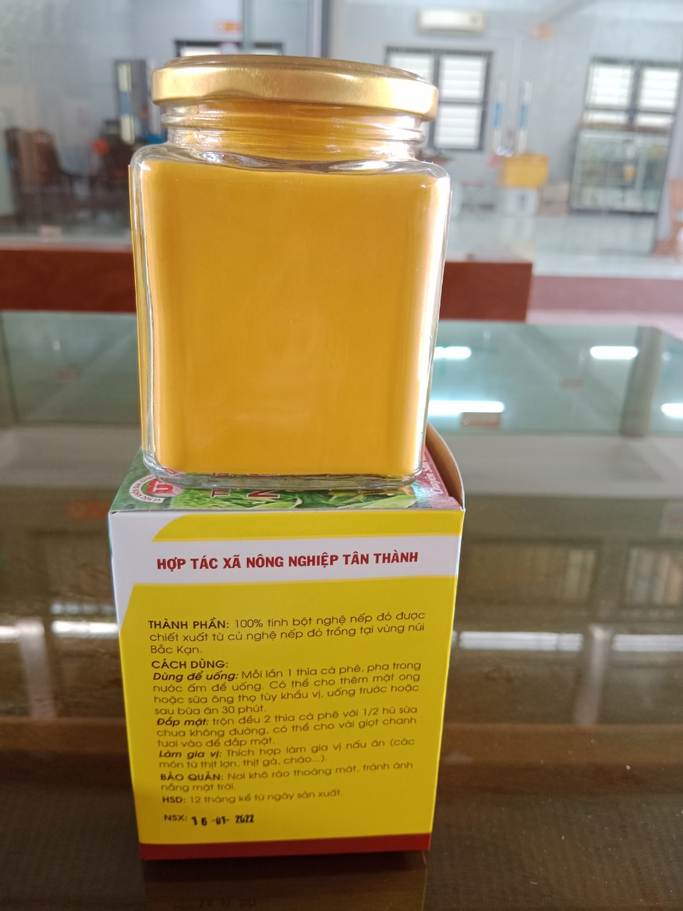 Tinh bột nghệ nếp đỏ bắc kạn 20g