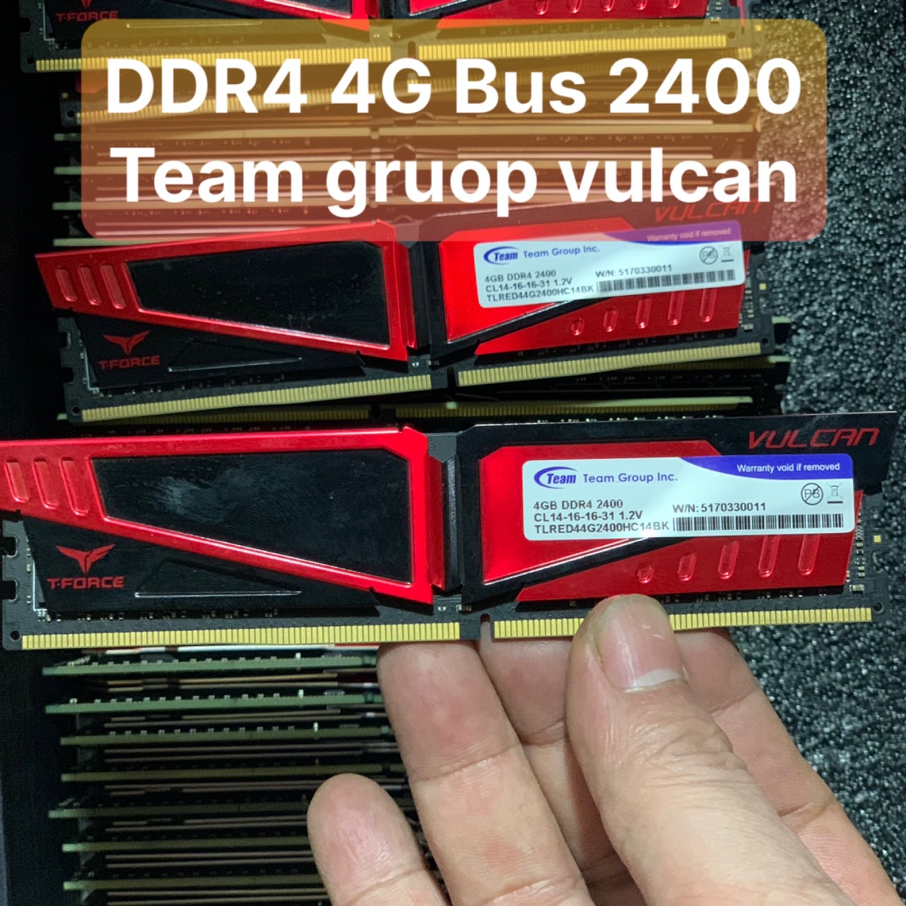 [HCM]DDR4 Ram 4G - Bus 2133/2400 Team Gruop Elite Tản Nhiệt - Vi Tính Bắc Hải