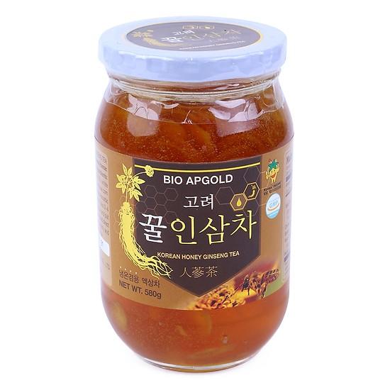 Sâm Tươi Lát Ngâm Mật Ong (Trà Sâm Mật Ong) Bio Apgold Hàn Quốc (580g)
