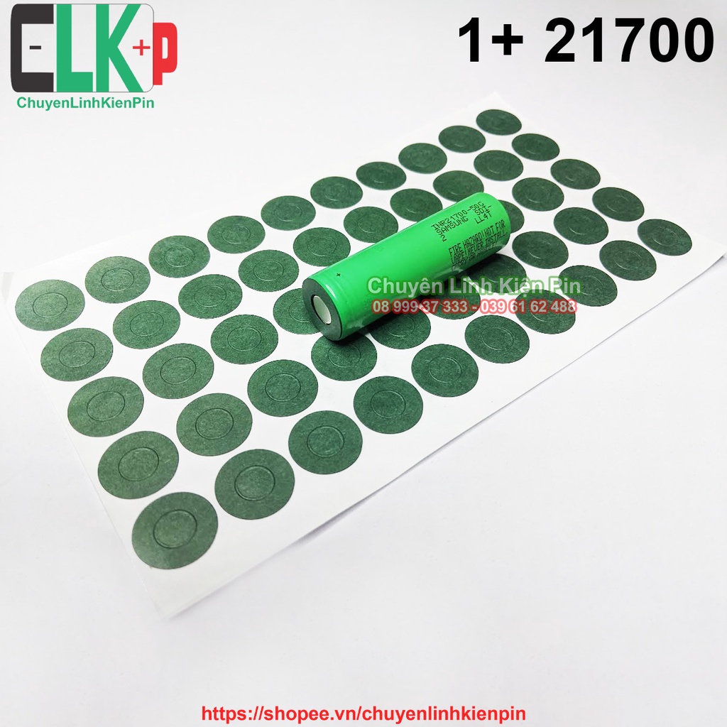 Giấy dán bảo vệ cực dương pin 21700