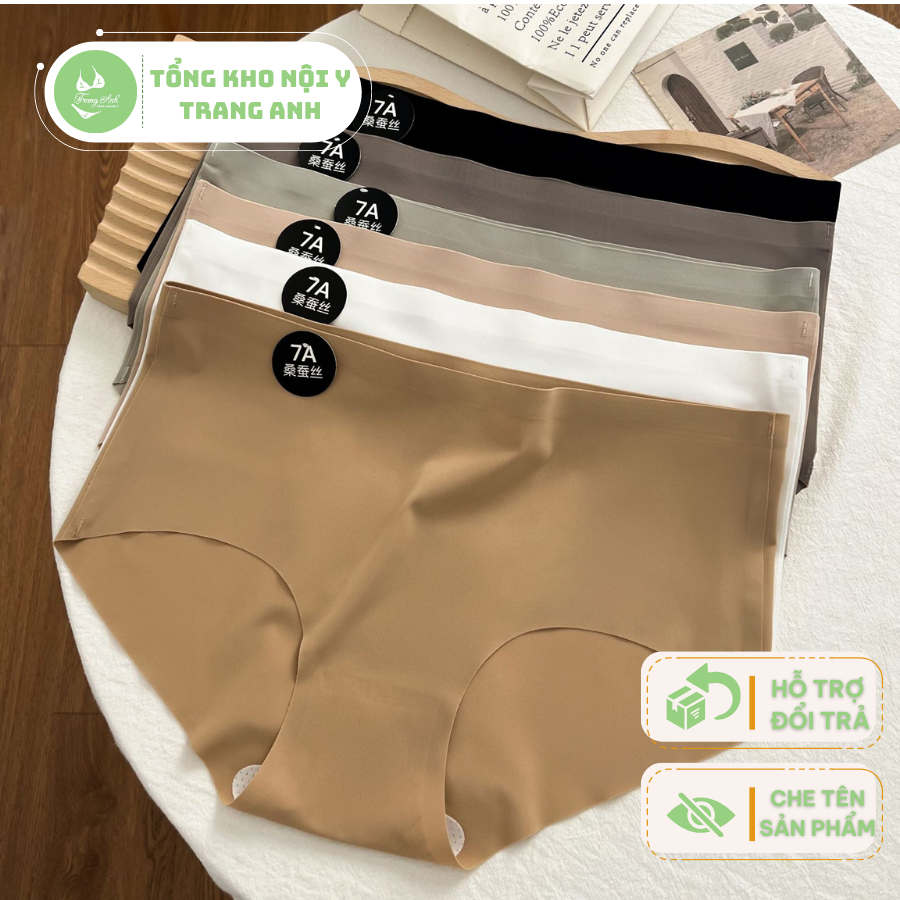 Combo of 10 Seamless 7A Molded Panties with No Visible Edges, Youthful and Sexy Ql543