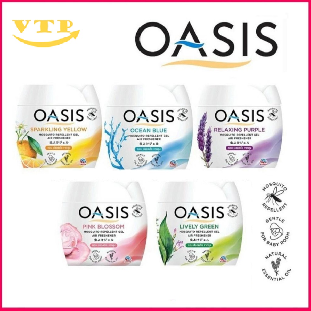 Combo 2 hũ sáp thơm đuổi muỗi oasis 180g thái lan