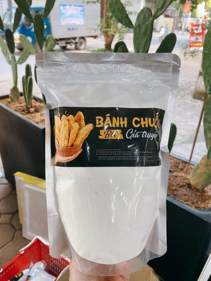 Bột chiên bánh chuối, bánh ngô, bánh khoai - túi 800gr