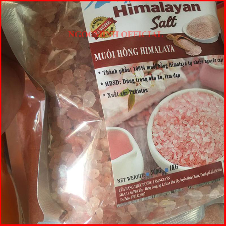 Nmoff organic Himalayan Salt 1kg bag-nmoff