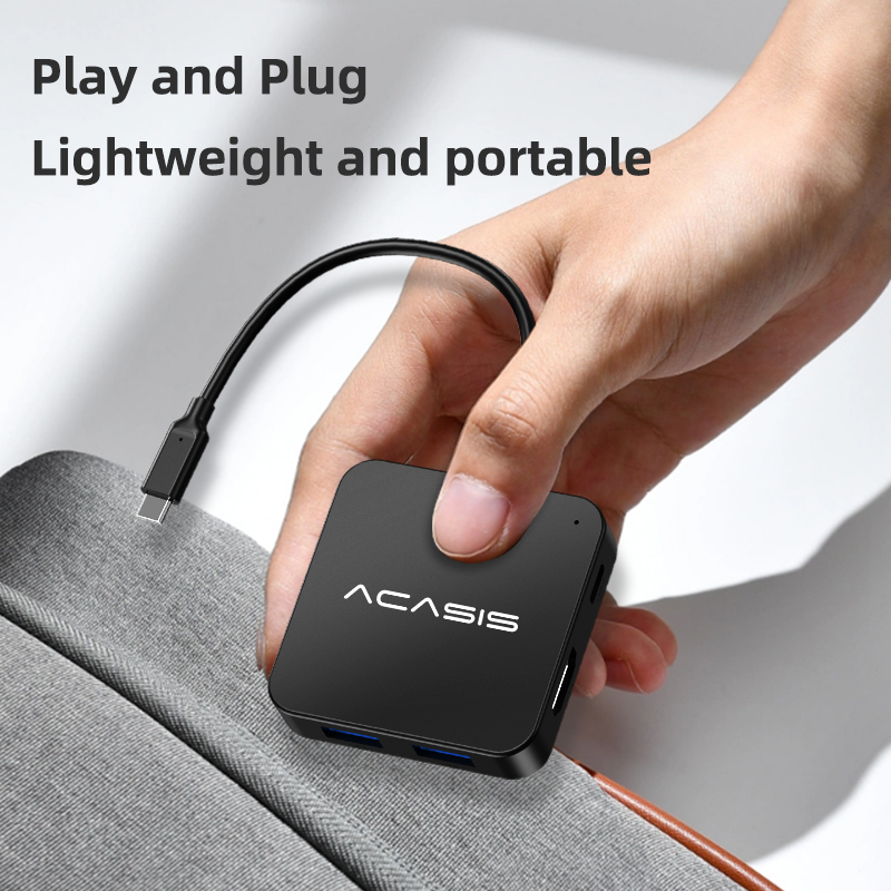 ACASIS 6-in-1 Hub Docking Station with USB 3.0 Port PD100W Fast Charging