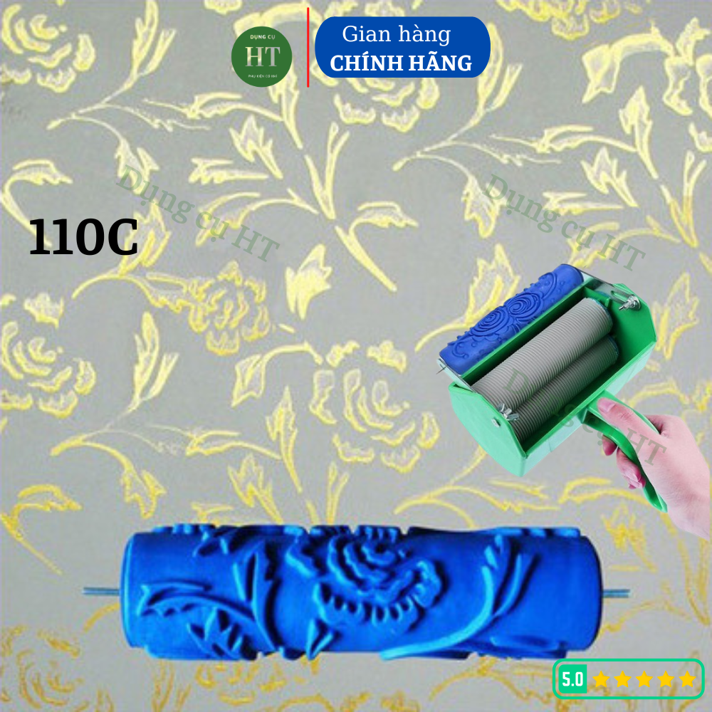 Cọ lăn sơn hoa văn thông minh