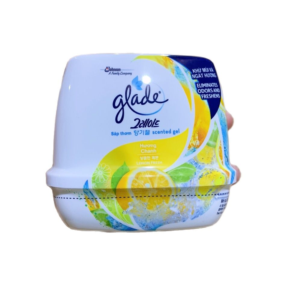 Combo 3 cục Sáp thơm Glade 180g hương chanh