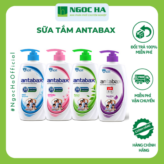 Sữa tắm bảo vệ da kháng khuẩn Antabax 550ml