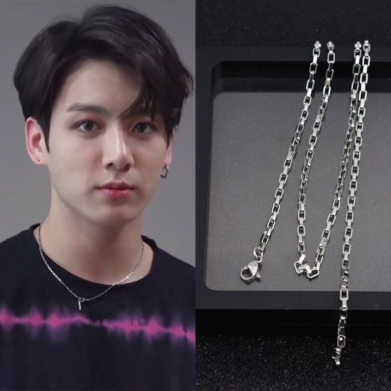 Vòng cổ titan chống dạn dạng xích jungkook bts