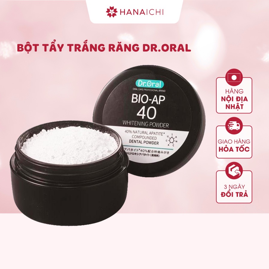 Bột tẩy trắng răng dr.oral bio-ap 40 26gr-nội địa nhật