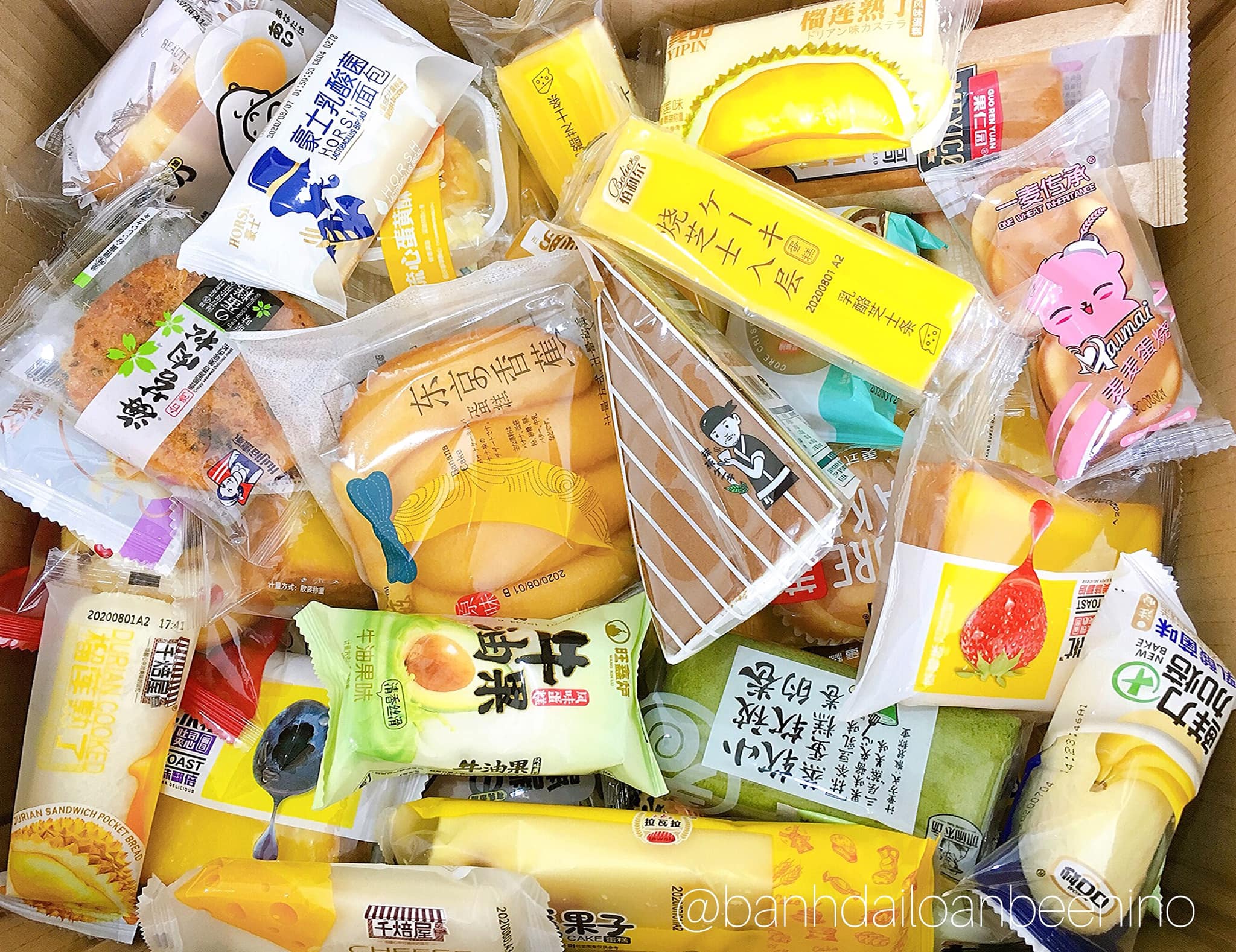 Bánh Đài Loan Mix - Bánh Mix Đài Loan Đủ Vị 2 Kg ( Không Trùng Vị )