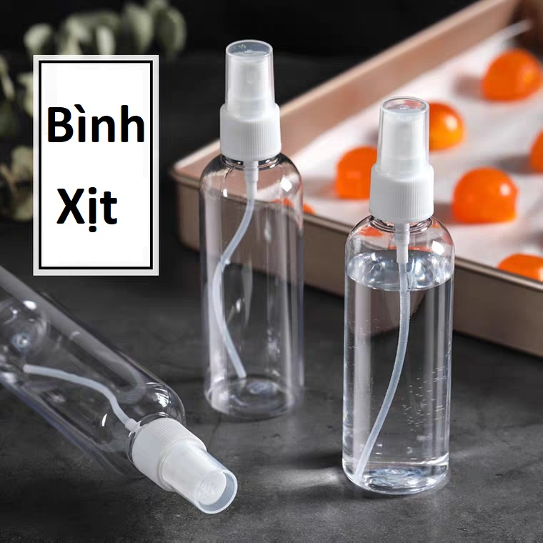 Bình xịt dung dịch, chiết 100ml - siminail