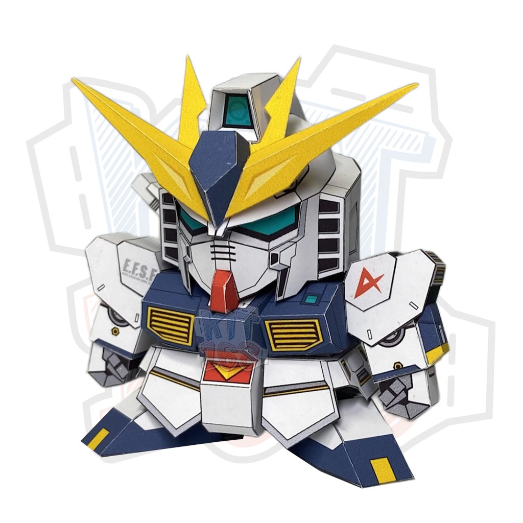 Mô hình giấy gundam robot sd gundam rx-93