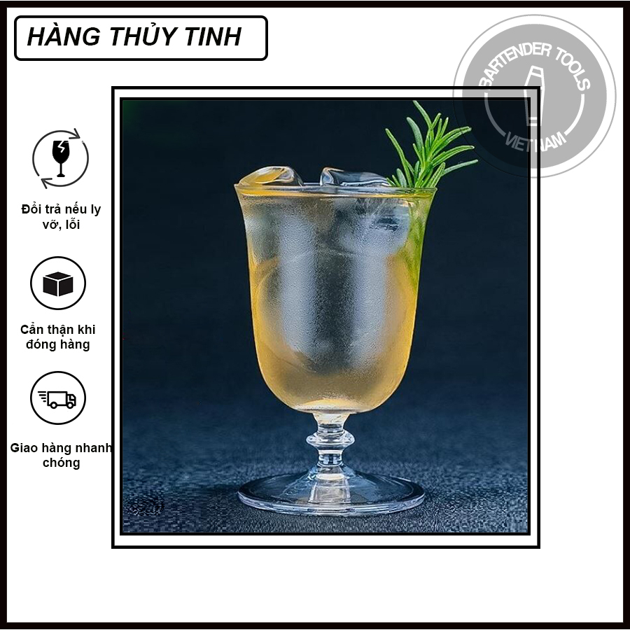 Cocktail glass - Ly cocktail thủy tinh lùn