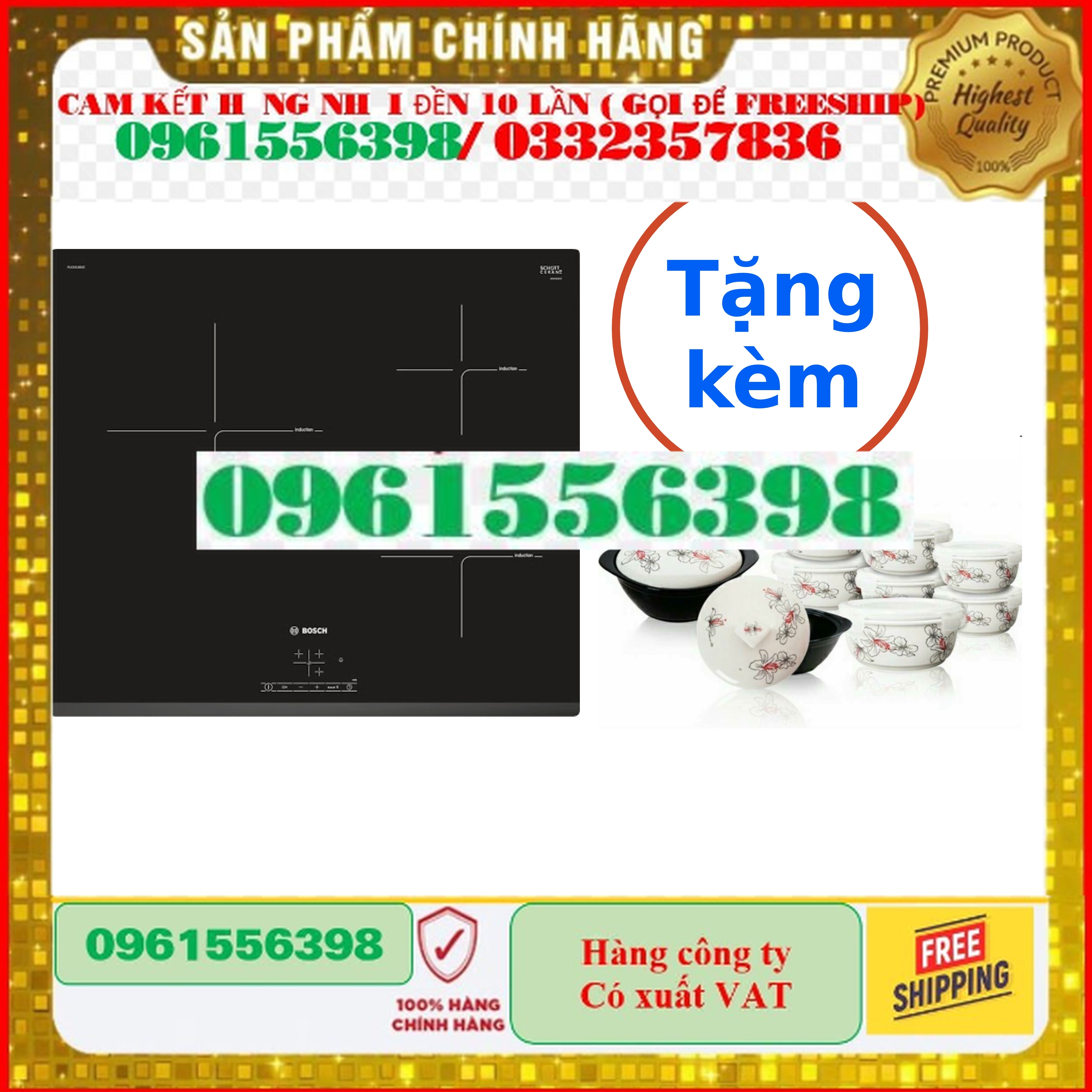 [HÀNG CHÍNH HÃNG] Bếp Từ Bosch PUC631BB2E