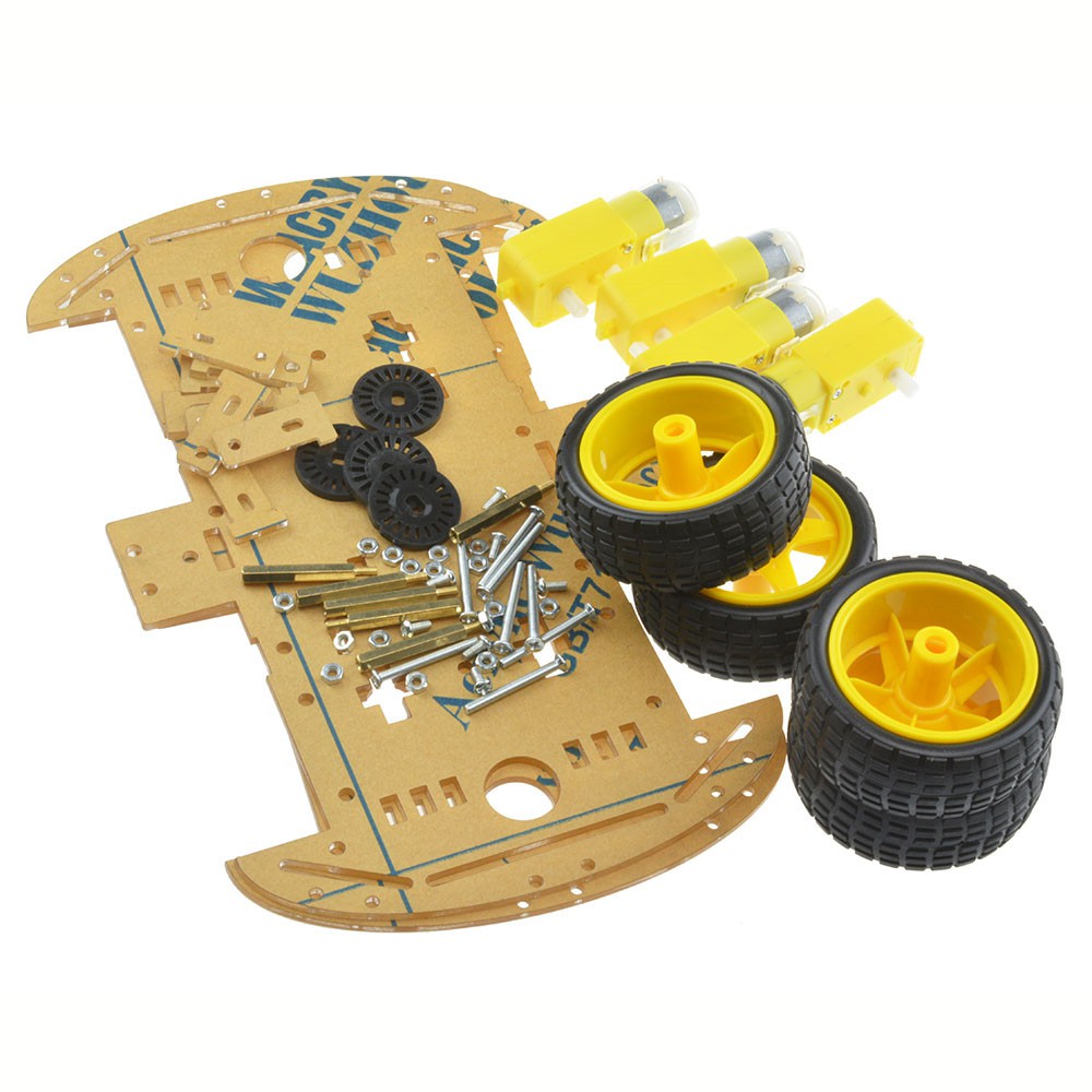 Khung xe robot 2 tầng 4 bánh
