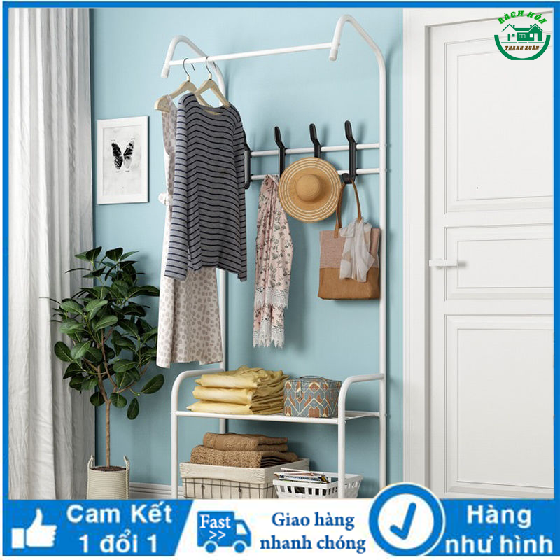 GIÀN TREO QUẦN ÁO KẾT HỢP KỆ ĐỂ ĐỒ, GIÀY DÉP ĐA NĂNG, CAO CẤP (HÀNG SỊN, SIÊU CHẮC CHẮN)