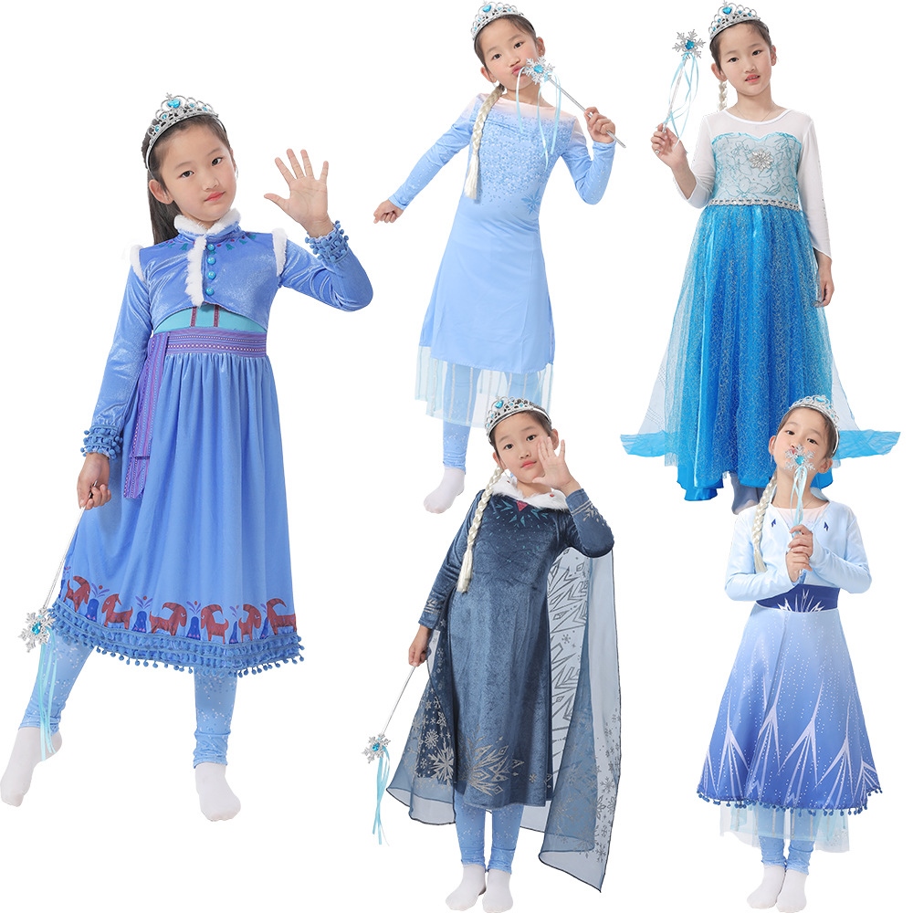 Váy trẻ em đầm công chúa Elsa Anna Frozen cầu vồng cho bé gái áo cotton  cộc tay đẹp mùa hè SEKA STORE  210530  Lazadavn