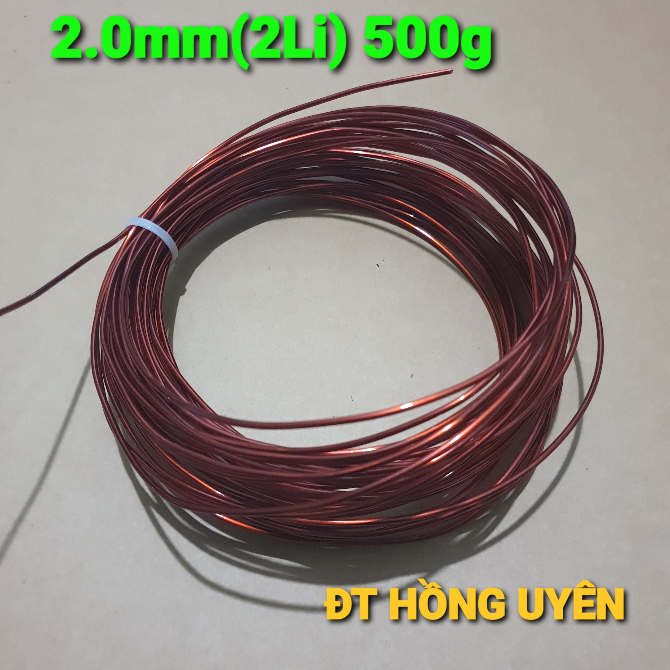 DÂY ĐỒNG QUẤN BIẾN ÁP. (2.0mm 500g), DÂY ĐỒNG QUẤN BIẾN ÁP KÍCH CƠ 1 VẾ. DÂY ĐỒNG QUẤN DÂY SƠ CẤP MÁY BIẾN ÁP 25D718. MÁY BIẾN ÁP 1 VẾ