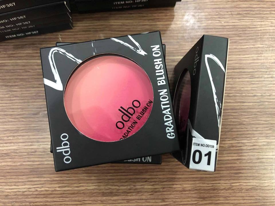 Phấn Má Hồng Thái Lan Phối Màu Odbo Gradation Blush On
