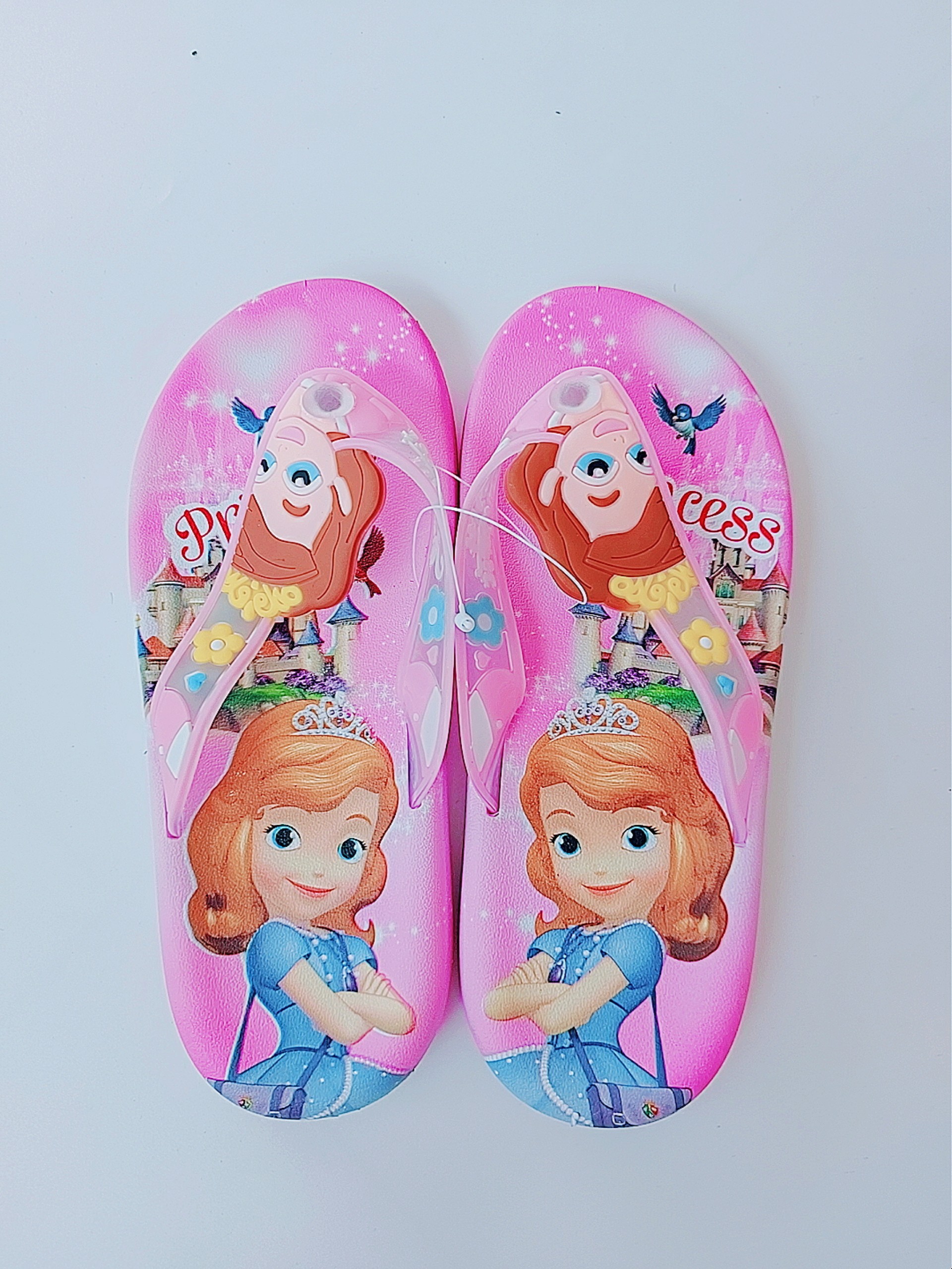 Dép cho bé gái in hình búp bê dbt35