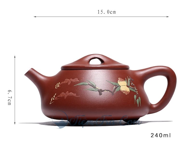 Ấm thạch biều đào thọ 240ml