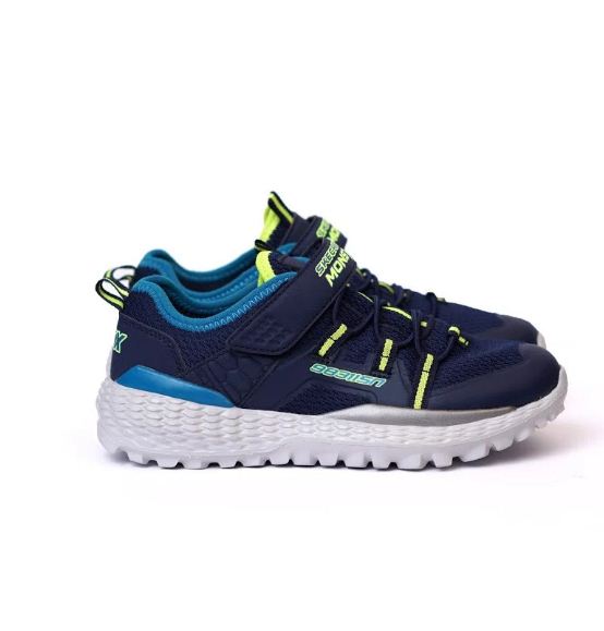 Giày skecher trẻ em cổ chun quai dán navy xuất đức, glk12