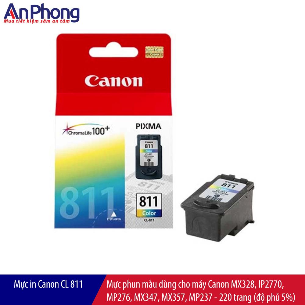 Mực in phun màu Canon CL 811 dùng cho máy Canon Pixma iP2770