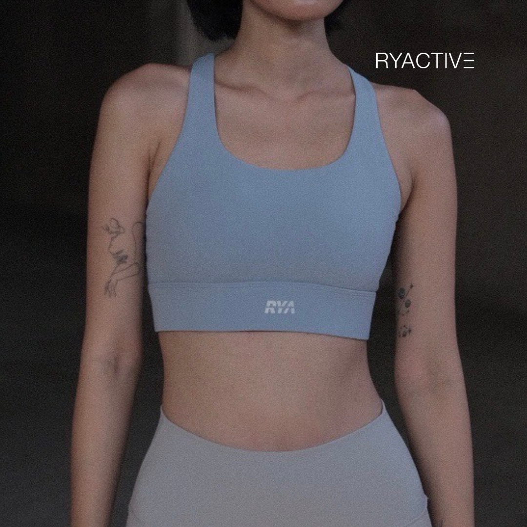 Áo ngực thể thao ryactive - empower sportbra sky blue