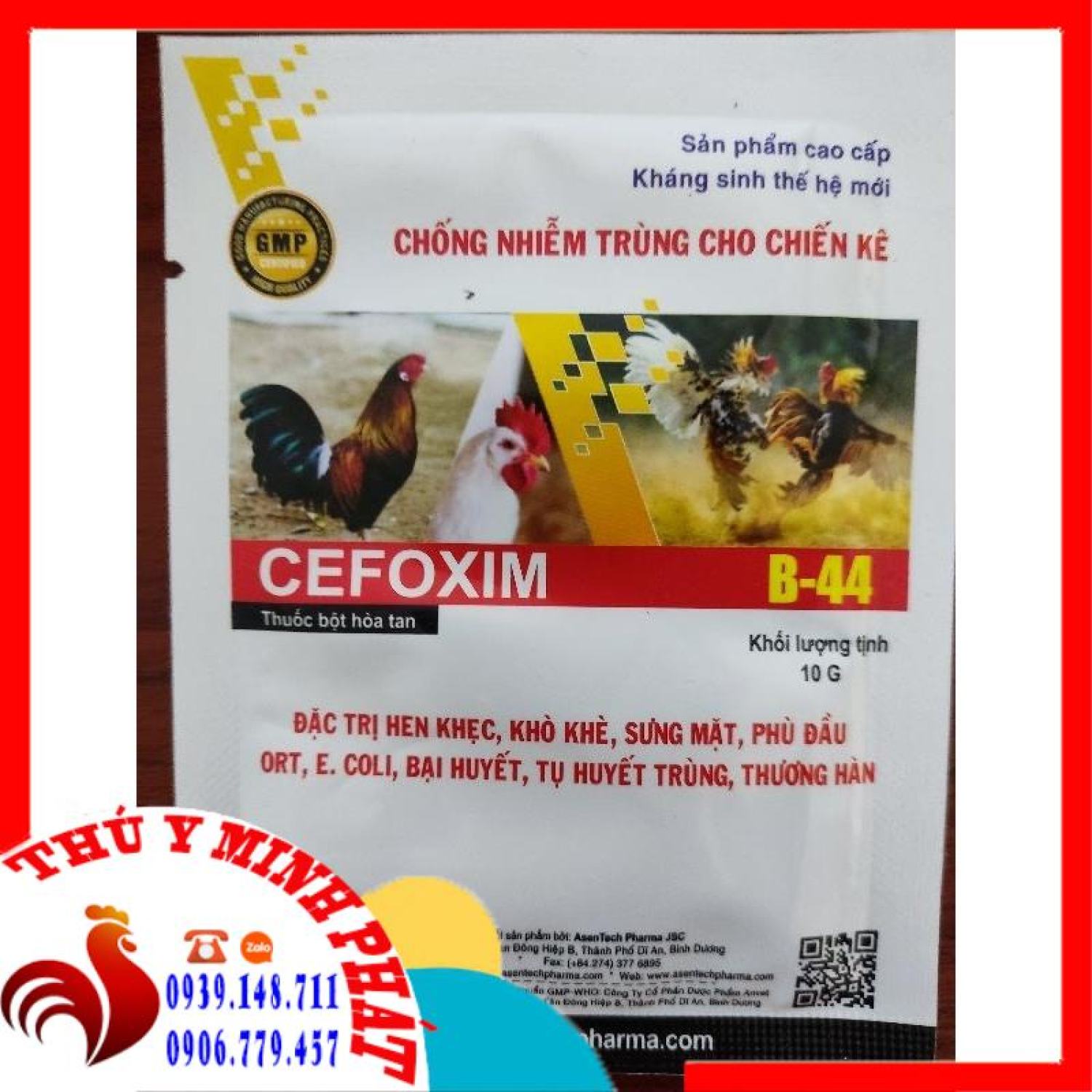 CEFOXIM GÓI 10GAM KH.Ò KH.È SƯNG MẶT