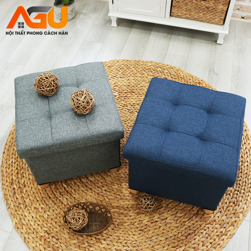SOFA HỘP ĐA NĂNG (KÈM CHÂN GHẾ) - Size M 38 x 38 x 38 cm