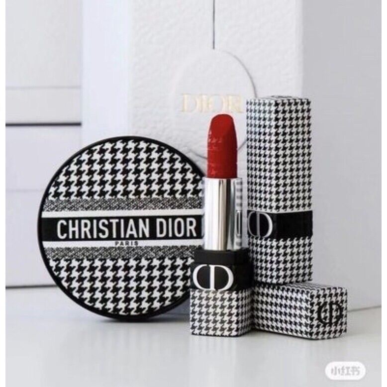 Son Dior bản caro Mới, Bản Limited Siêu đẹp fullsize son dưỡng muôi đỏ nhung, son đặc biệt cho mọi chị em