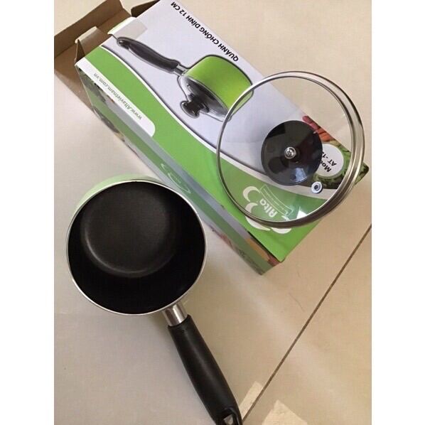 [Free Ship] - Nồi quấy bột chống dính Alta cho bé - nồi nấu cháo cho bé 12cm