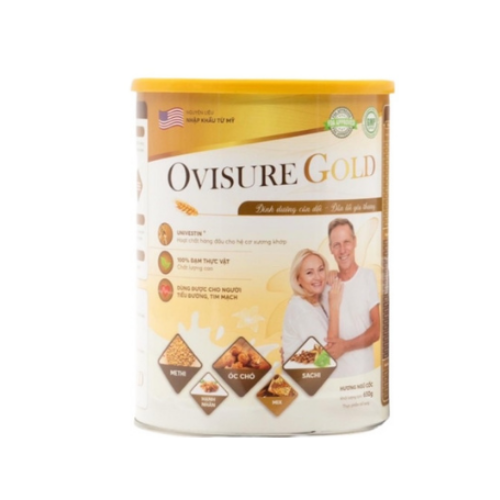Sữa hạt xương khớp Ovisure Gold lon 650g chính hãng