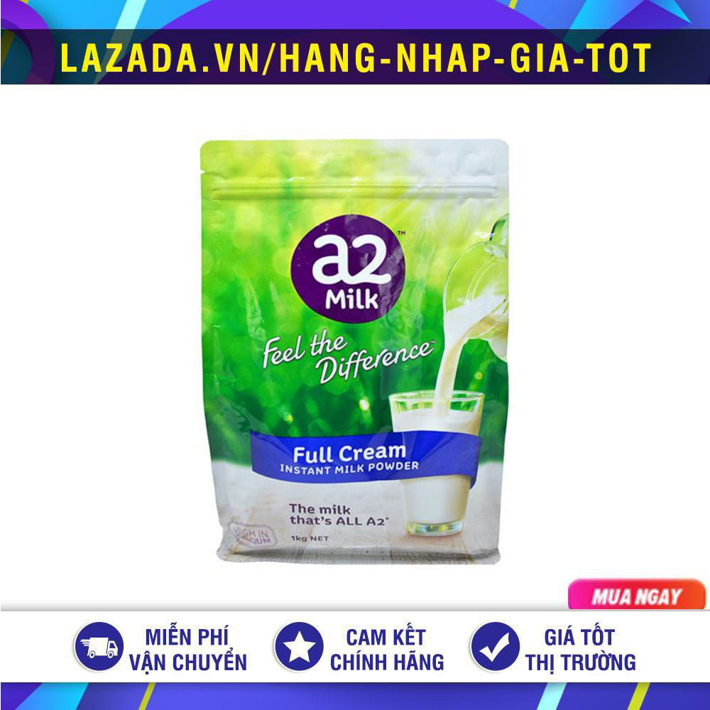 (DATE 6.2025) SỮA TƯƠI NGUYÊN KEM DẠNG BỘT A2 ÚC 1KG