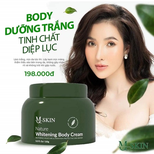 KEM DƯỠNG Trắng BODY DIỆP LỤC MQSKIN