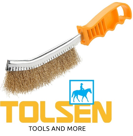 Bàn Chải Thép Đồng 250mm TOLSEN 32060 960016
