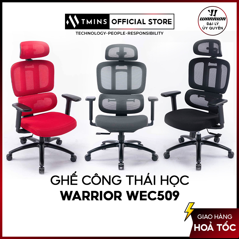 Ghế Công Thái Học Ergonomic WARRIOR – Hero Series – WEC509 - Hàng Chính Hãng (Bảo Hành 12 Tháng)