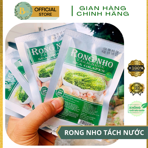 Rong nho tách nước 100gr giòn ngon