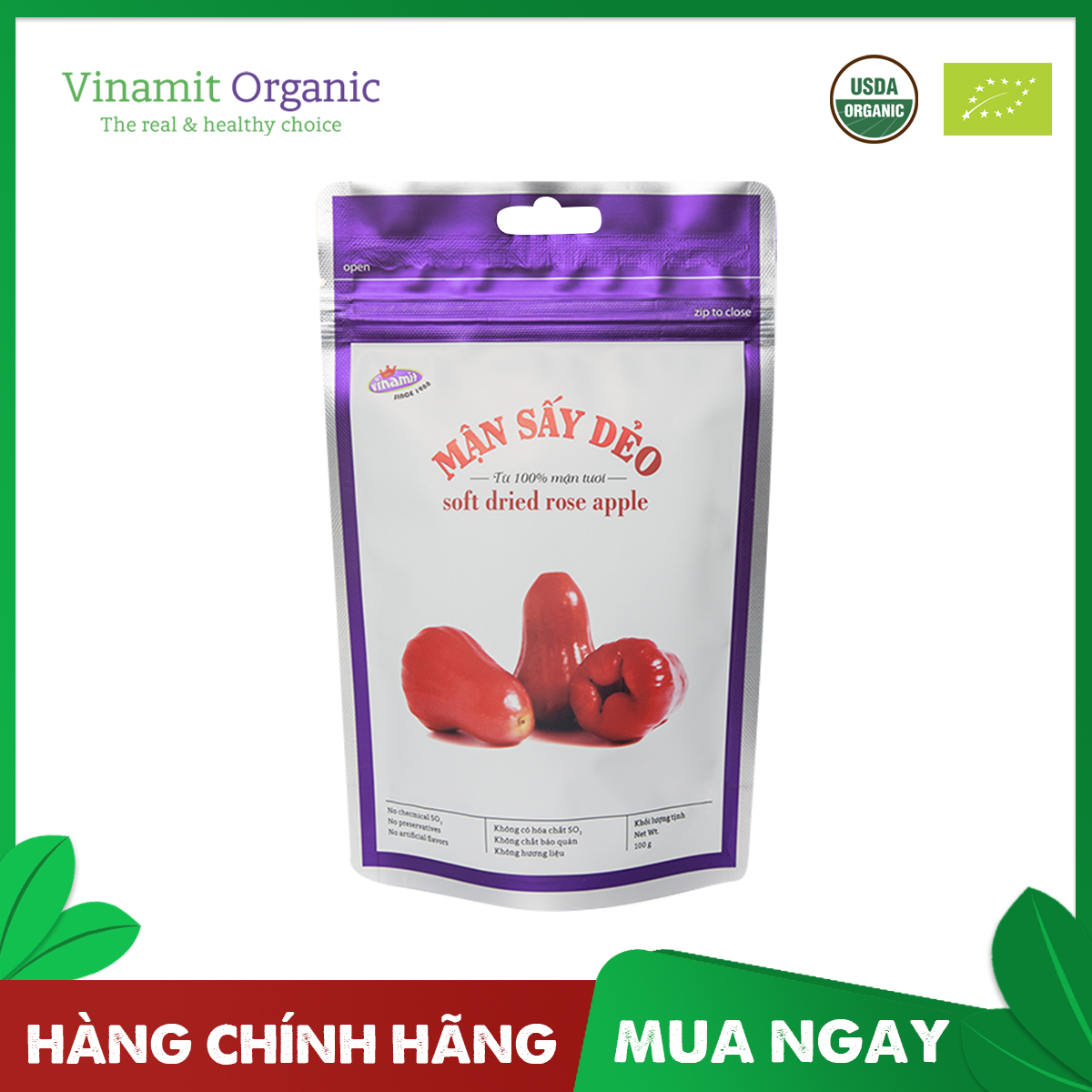 Mận Sấy Dẻo VINAMIT - Đủ kích cỡ