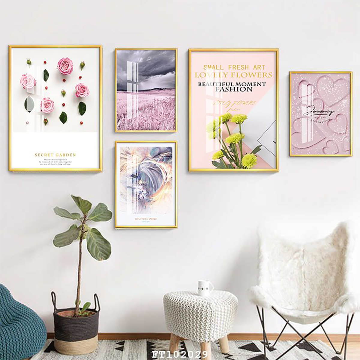 16 mẫu Tranh treo tường tranh decor siêu xinh