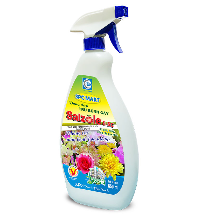 Dung dịch trừ bệnh nấm cây - saizole 5sc